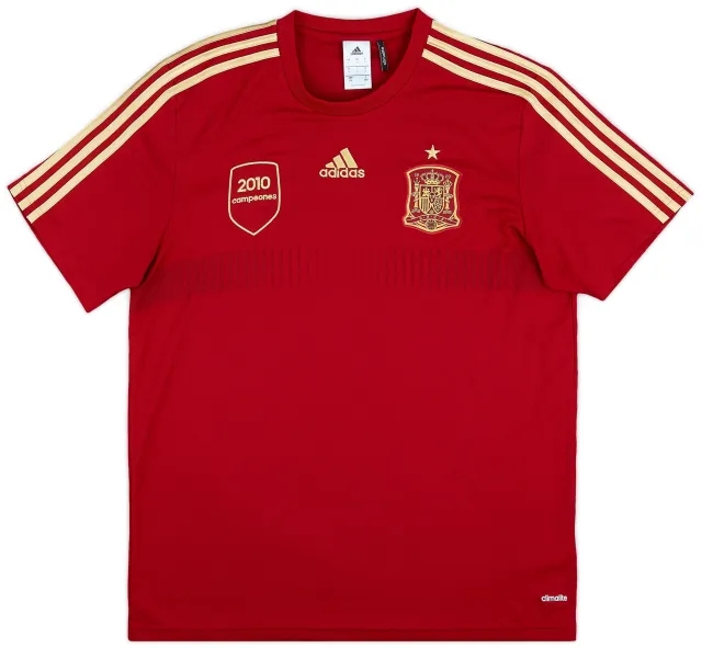 2013-14 Spain 2010 Campeones adidas Training Shirt - 10/10 - (L)