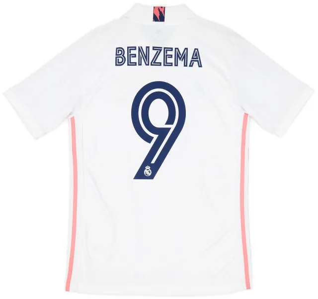 2020-21 Real Madrid Home Shirt Benzema #9 (S)