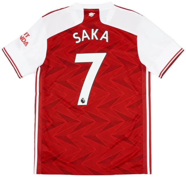 2020-21 Arsenal Home Shirt Saka #7 (M)