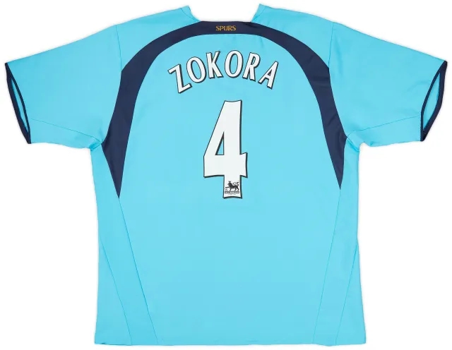2006-07 Tottenham Away Shirt Zokora #4 - 8/10 - (XL)