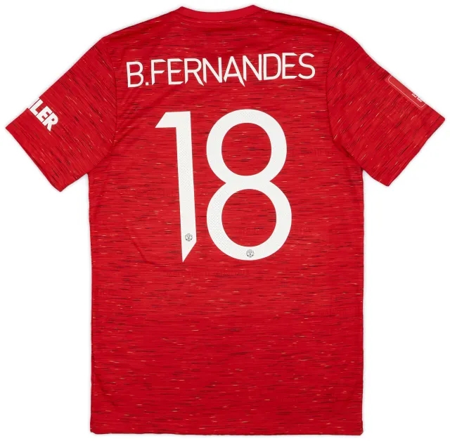 2020-21 Manchester United Home Shirt B.Fernandes #18 (M)