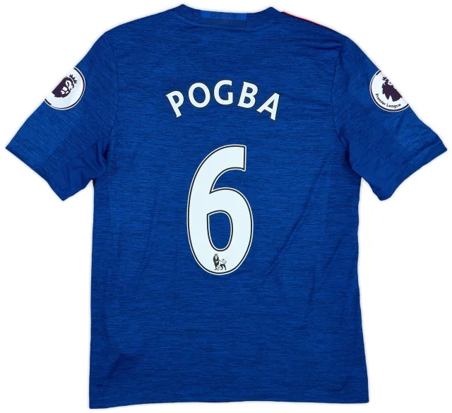 2016-17 Manchester United Away Shirt Pogba #6 - 8/10 - (XL.Boys)