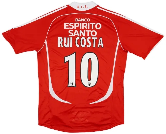 2006-07 Benfica Home Shirt Rui Costa #10 - 5/10 - (L)