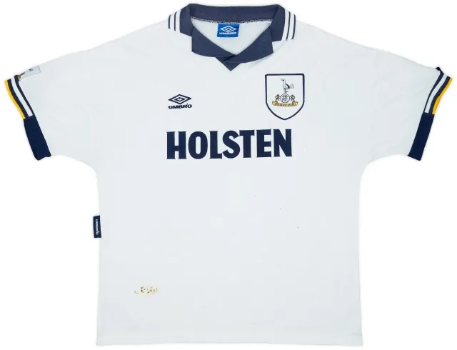 1993-95 Tottenham Home Shirt - 5/10 - (XL)