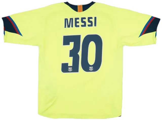 2005-06 Barcelona Away Shirt Messi #30 - 5/10 - (L)