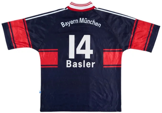 1997-99 Bayern Munich Home Shirt Basler #14 - 7/10 - (XL)