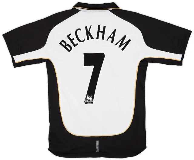 2001-02 Manchester United Centenary Away/Third Shirt Beckham #7 - 5/10 - (S)
