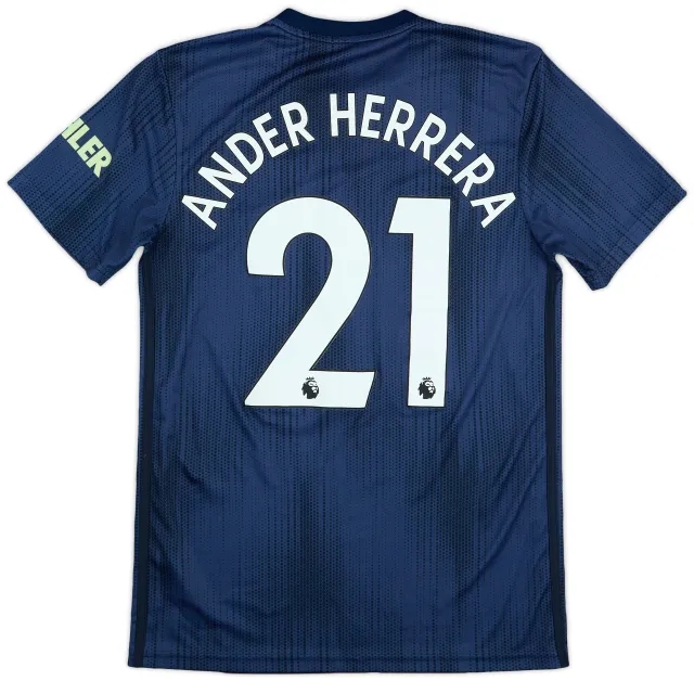 2018-19 Manchester United Third Shirt Ander Herrera #21 - 6/10 - (S)
