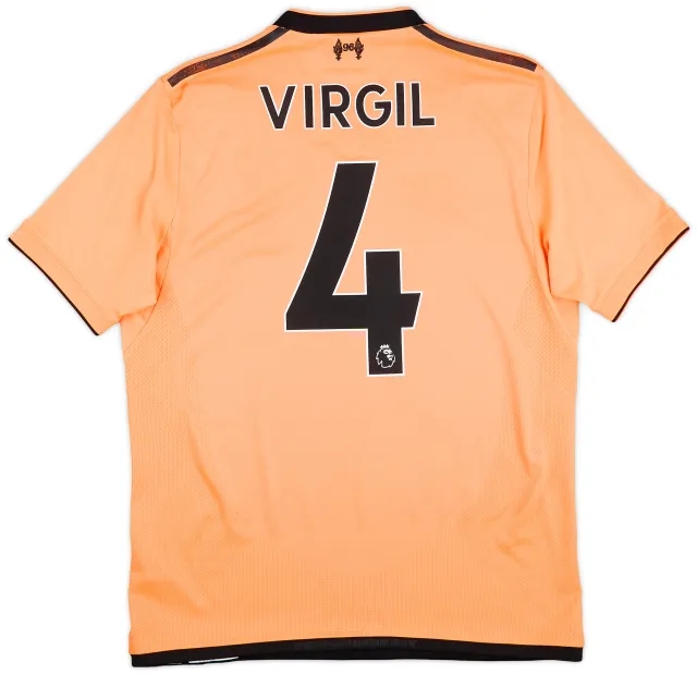 2017-18 Liverpool 125 Years Third Shirt Virgil #4 - 7/10 - (S)