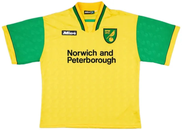1996-97 Norwich Home Shirt - 9/10 - (L)