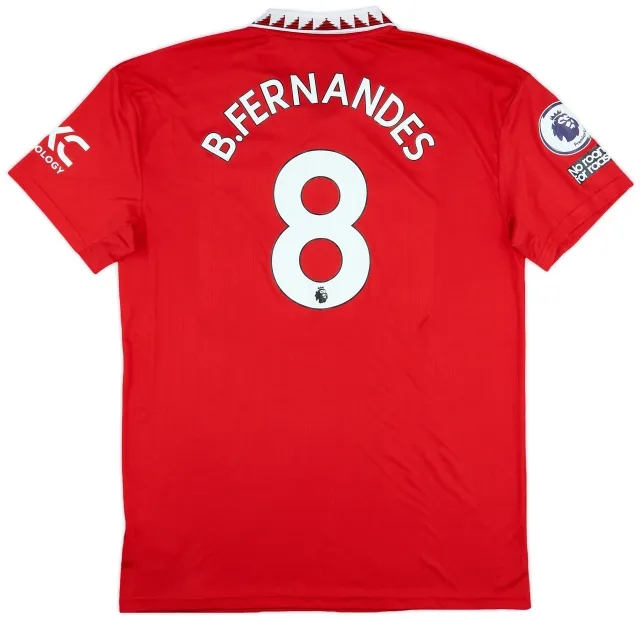 2022-23 Manchester United Home Shirt B.Fernandes #8 - 9/10 - (4XL)