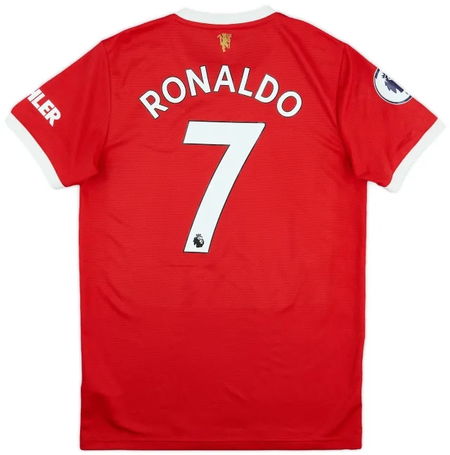 2021-22 Manchester United Home Shirt Ronaldo #7 - 7/10 - (M)