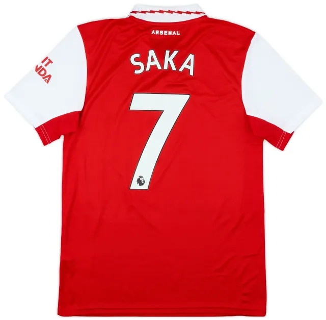 2022-23 Arsenal Home Shirt Saka #7 - 10/10 - (S)