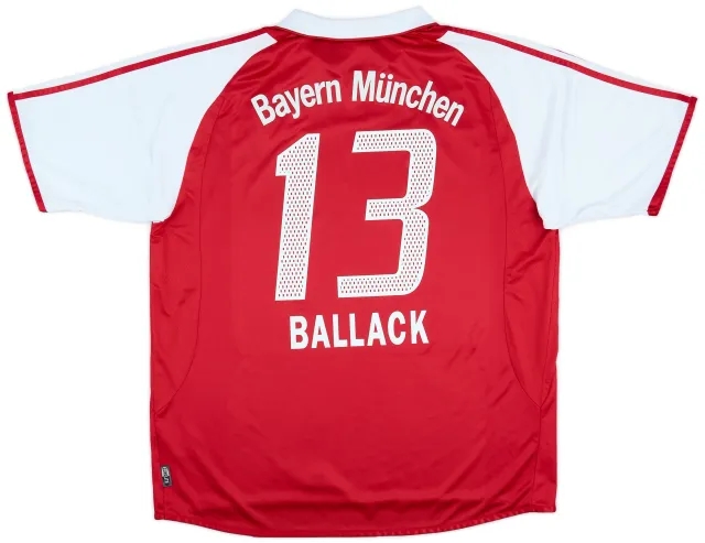 2003-04 Bayern Munich Home Shirt Ballack #13 - 8/10 - (XL)