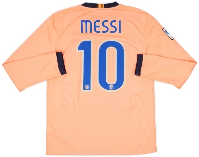2009-10 Barcelona Away L/S Shirt Messi #10 - 9/10 - (M)