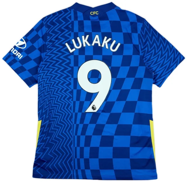 2021-22 Chelsea Home Shirt Lukaku #9 - 9/10 - (L)