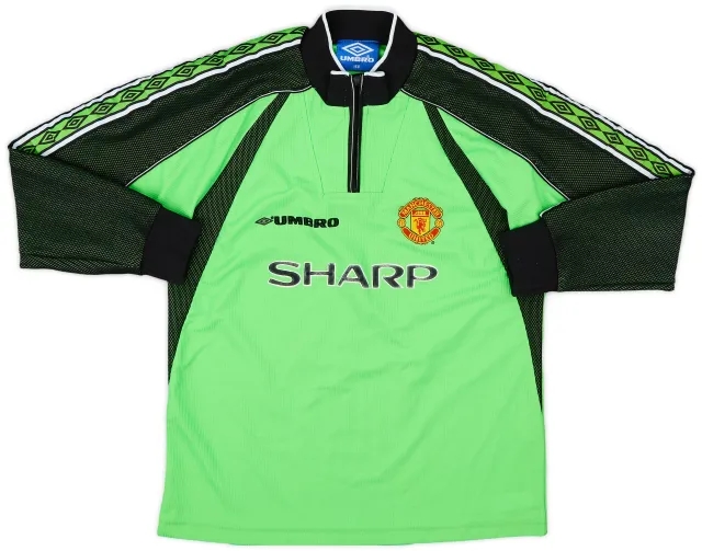 1998-99 Manchester United GK Shirt - 9/10 - (L.Boys)
