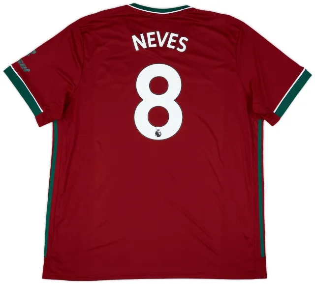 2020-21 Wolves Third Shirt Neves #8 - 10/10 - (XXL)