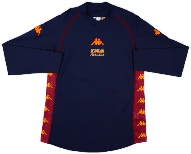 2001-02 Roma Kappa Training L/S Shirt - 7/10 - (M)