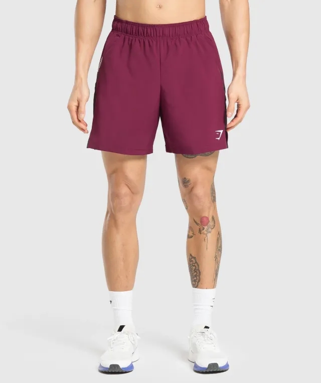  Sport  7" Shorts - Strong Pink/Black