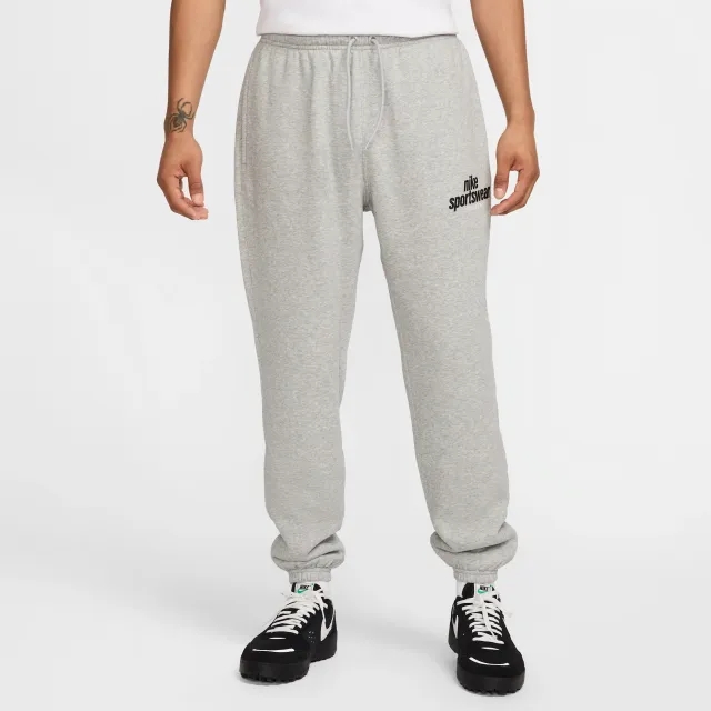Nike Club Men's Fleece Trousers - Grey - Fleece
