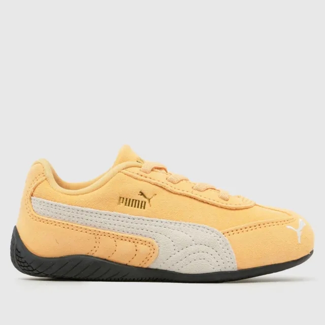 PUMA SpeedCat Sneakers Toddler, Almost Apricot/White, size 3