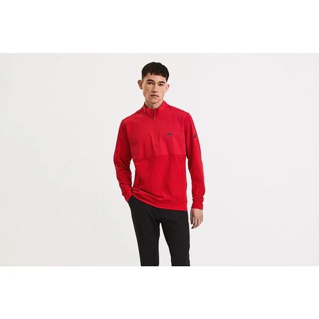 Arsenal adidas Golf Red 1/4 Zip Top, Multicolor