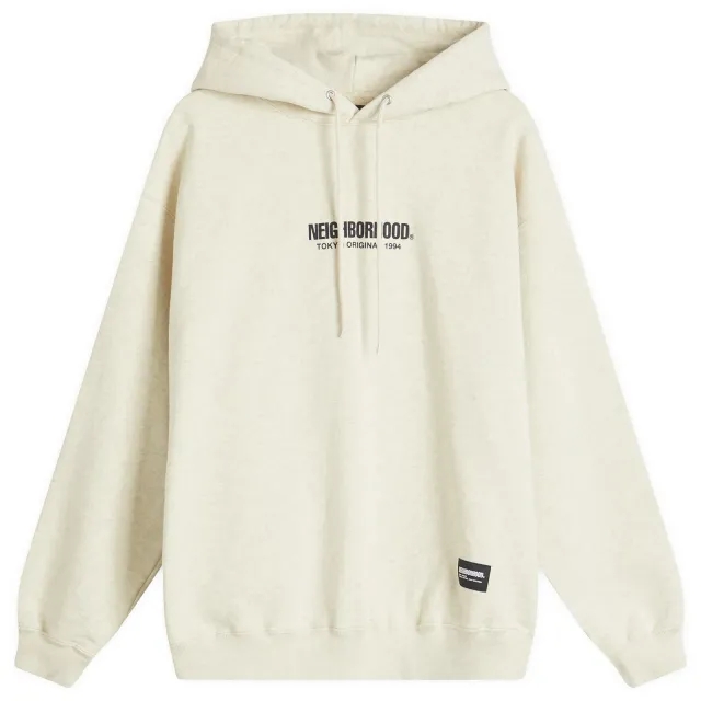 Neighborhood Men's Solid Hoodie Off White