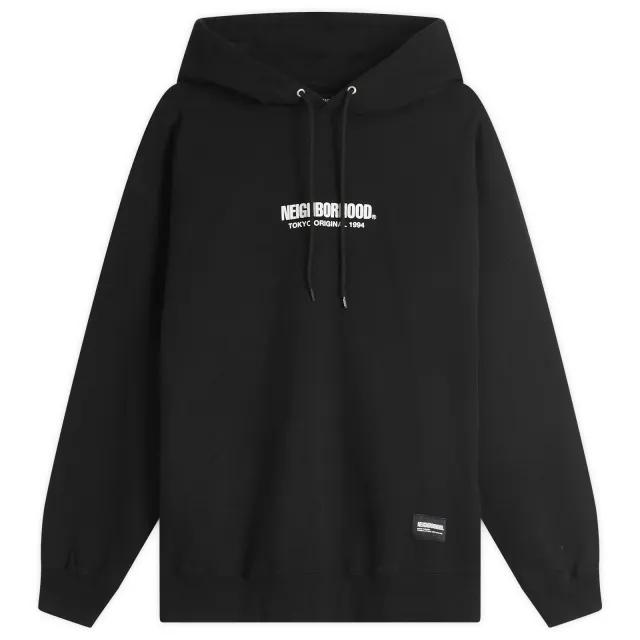 Neighborhood Men's Solid Hoodie Black
