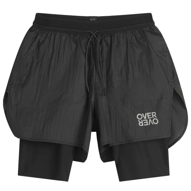 Over Over Men's Two Layer Short Black
