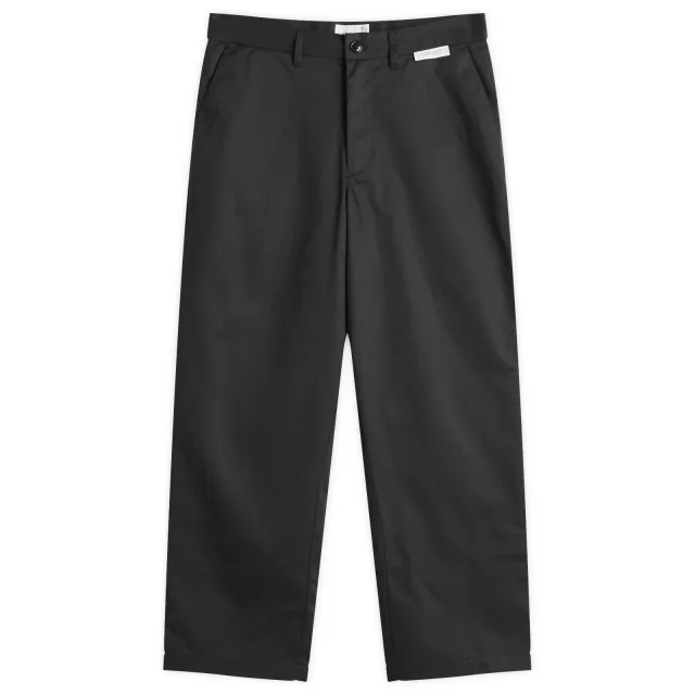 WTAPS Men's Wide Leg Work Trousers Black