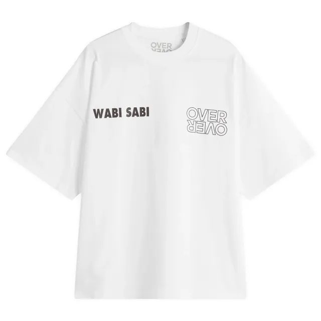 Over Over Men's Wabi Sabi Crop T-Shirt White