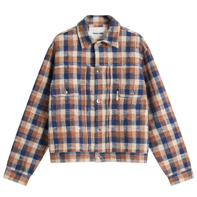 Story mfg. Men's Tuesday Jacket Barn Check