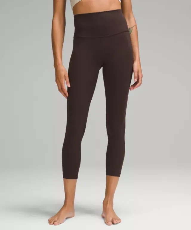 lululemon – Women's Align High-Rise Crop Leggings – 23" – Color Brown – Size 10