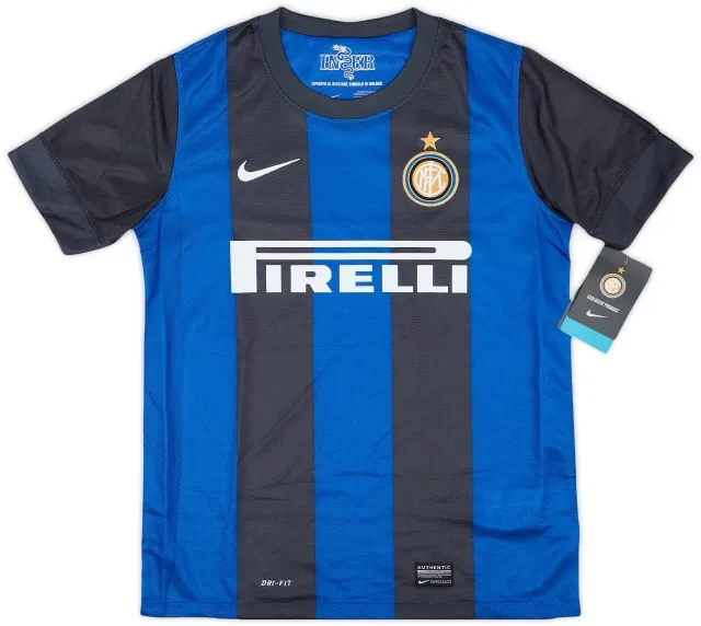 2012-13 Inter Milan Home Shirt (L.Boys)