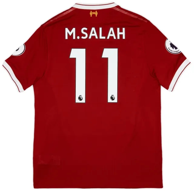 2017-18 Liverpool 125 Years Home Shirt M.Salah #11 - 6/10 - (L)