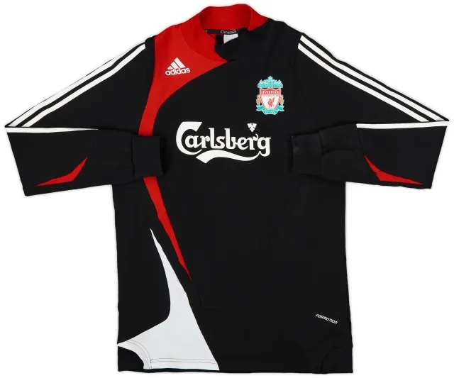 2007-08 Liverpool adidas Training Top - 8/10 - (L)
