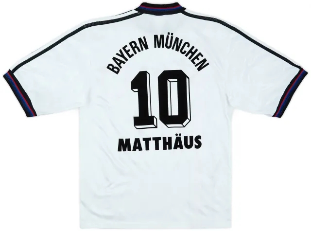 1996-98 Bayern Munich Away Shirt Matthaus #10 - 8/10 - (S)