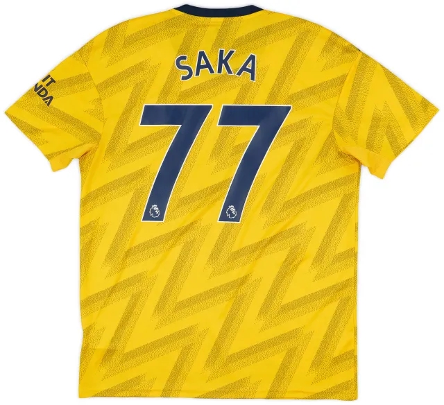 2019-20 Arsenal Away Shirt Saka #77 - 10/10 - (L)
