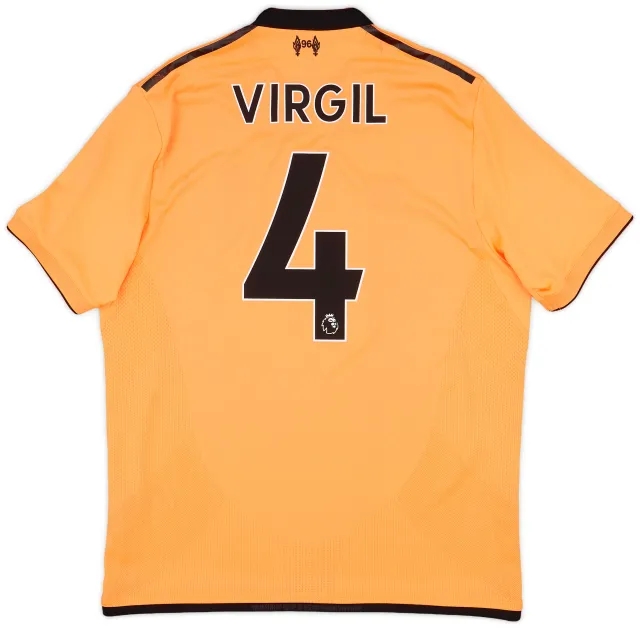 2017-18 Liverpool 125 Years Third Shirt Virgil #4 - 8/10 - (M)