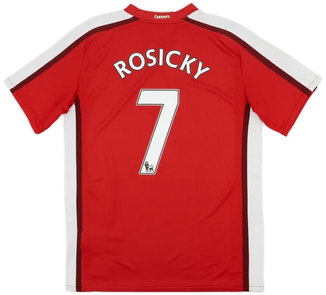 2008-10 Arsenal Home Shirt Rosicky #7 - 8/10 - (M)