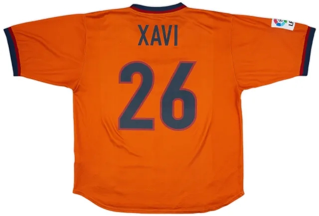 1998-00 Barcelona Third Shirt Xavi #26 - 9/10 - (XL)
