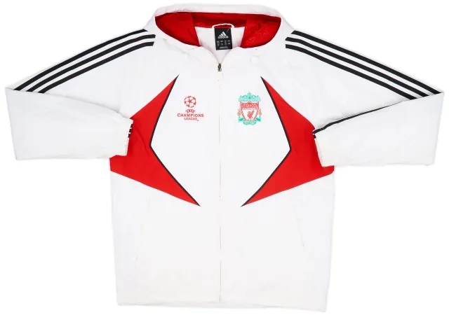 2007-08 Liverpool adidas Hooded Track Jacket - 7/10 - (M/L)