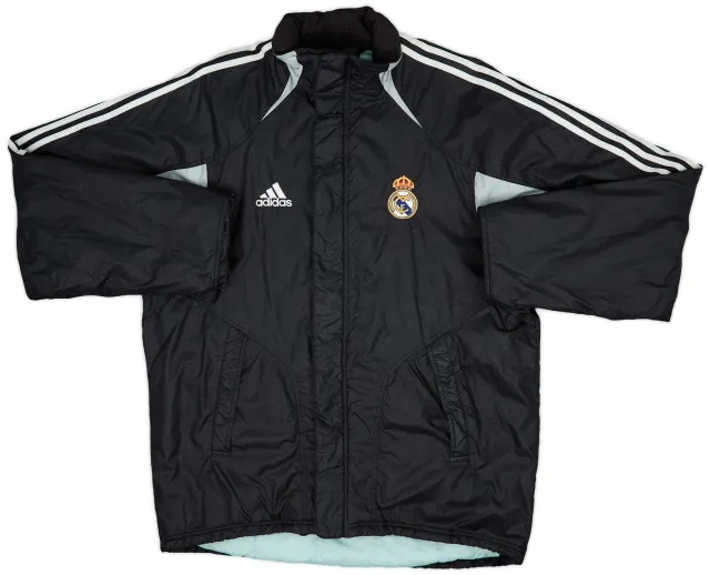 2004-05 Real Madrid adidas Padded Bench Coat - 8/10 - (M/L)