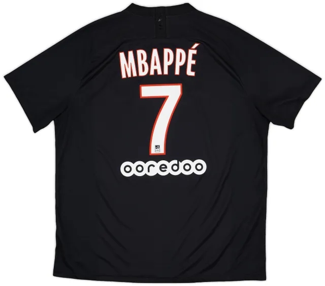 2019-20 Paris Saint-Germain Fourth Shirt Mbappe #7 - 9/10 - (XXL)