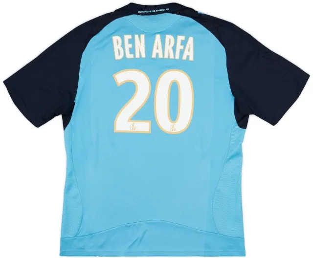 2008-09 Olympique Marseille Away Shirt Ben Arfa #20 - 8/10 - (XL)