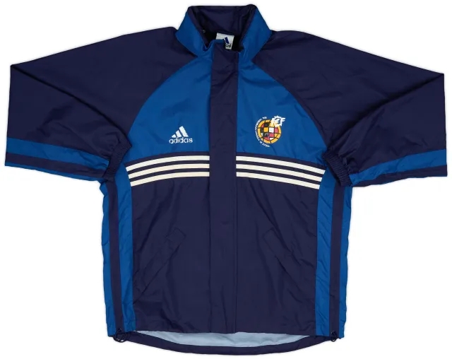 1998-00 Spain adidas Hooded Rain Jacket - 4/10 - (S)