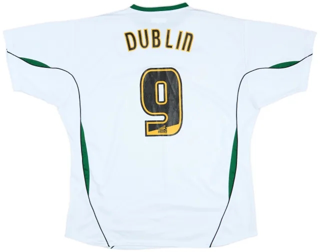 2006-07 Norwich Away Shirt Dublin #9 - 5/10 - (3XL)