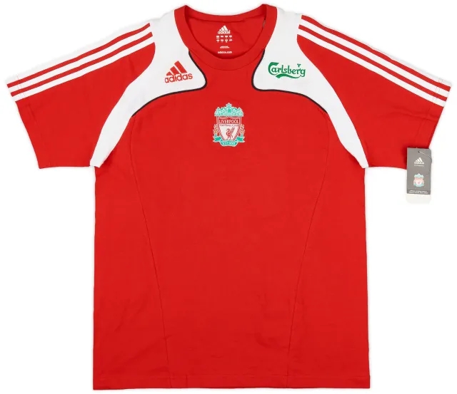 2008-09 Liverpool adidas Cotton Tee (L)