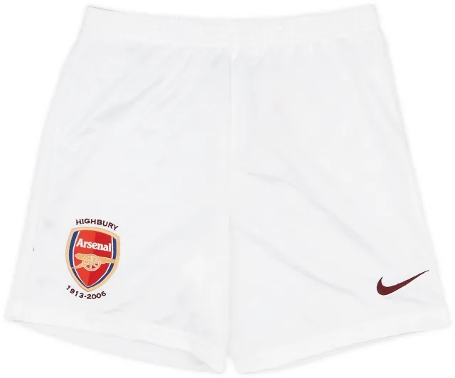 2005-06 Arsenal Home Shorts - 7/10 - (S.Boys)